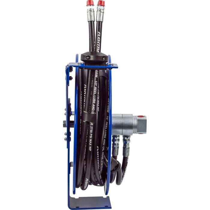 Coxreels MPD Series Dual Hydraulic Spring Rewind Hose Reel 1/2 in. x 30 ft. - Hose Included 2500 PSI Model MPD-N-430