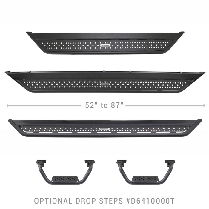 Go Rhino Dominator Xtreme D6 Running boards 57" long BOARDS ONLY Model D60057T