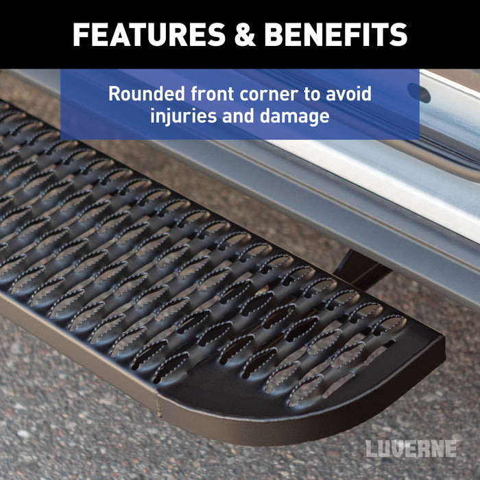Luverne Grip Step XL 9-1/2" x 54" Steel Passenger Running Board, Select Ford E-Transit Model 495154-401817