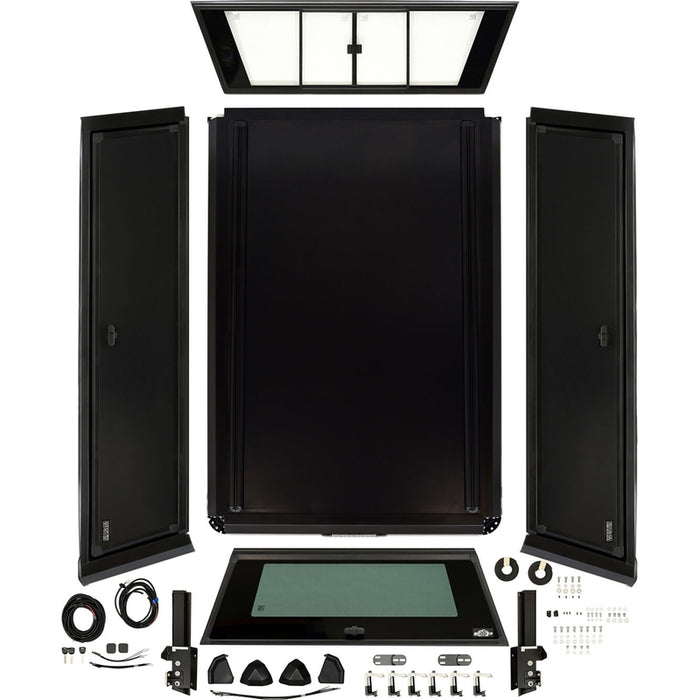 Westin EXP Truck Cap with Sliding Front Glass Matte Black Model 16-12815S