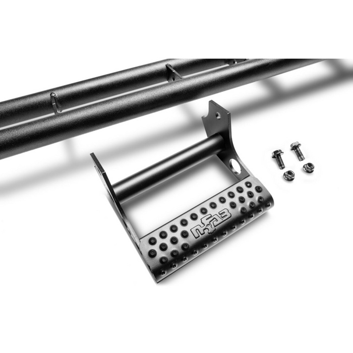 N-Fab RKR Step System Textured Black Steel Model N224RKRCCS4