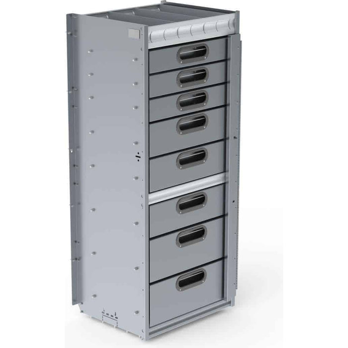 Ranger Design Cargo Van Storage Cabinet 8 Drawers - Squareback 19"x24"x56" Model 5065-8