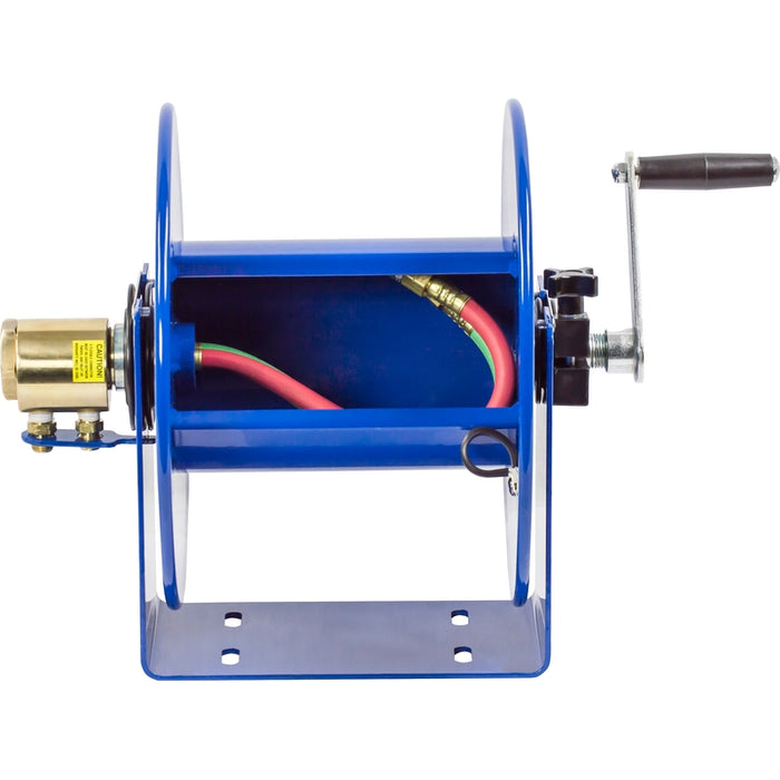 Coxreels 100W Series Welding Hand Crank Hose Reel 1/4 in. x 100 ft. T-Grade 200 PSI No Hose Model 112WTL-1-100