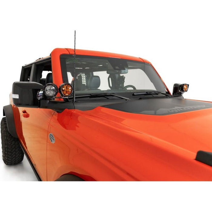 Addictive Desert Designs 21-23 Ford Bronco & Bronco Raptor Dual Ditch Light Mounts Model AC2301801NA