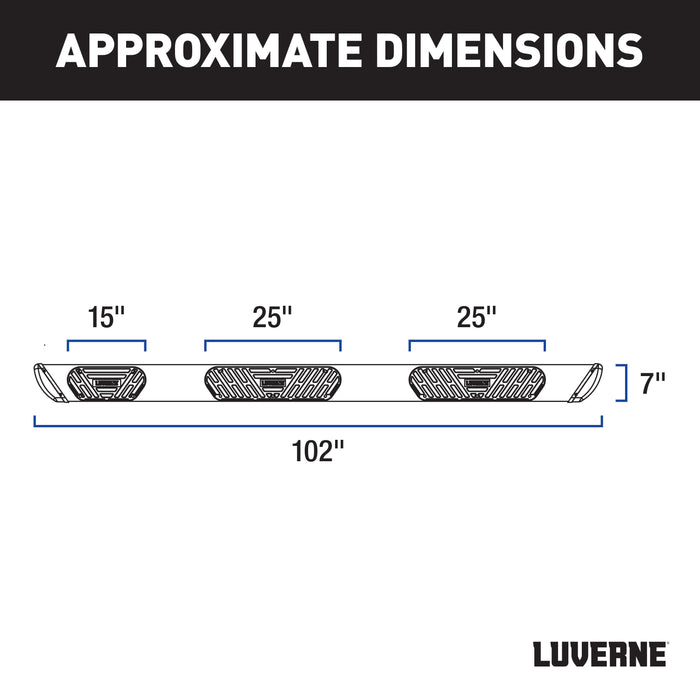 Luverne Regal 7 Oval W2W Side Steps Model 477102-401536