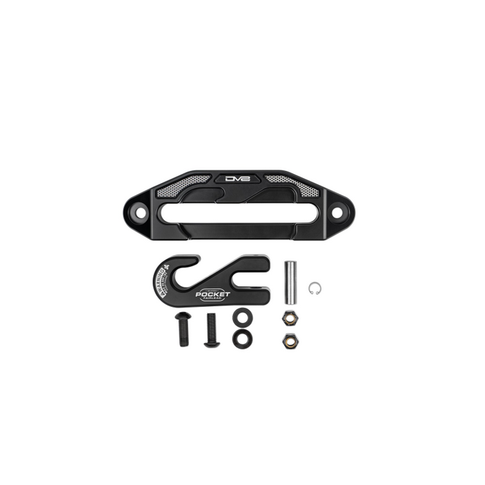 DV8 Offroad Pocket Fairlead for Synthetic Rope Winches Model WBPF-01