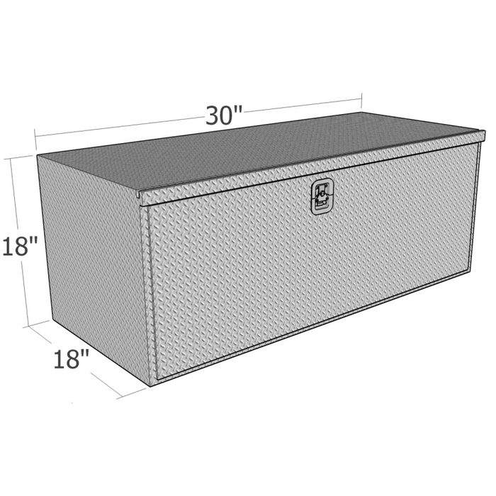 Brute 18" X 18" X 30"L HD Under Body -  Diamond, Drop Down Door Model HUB1830