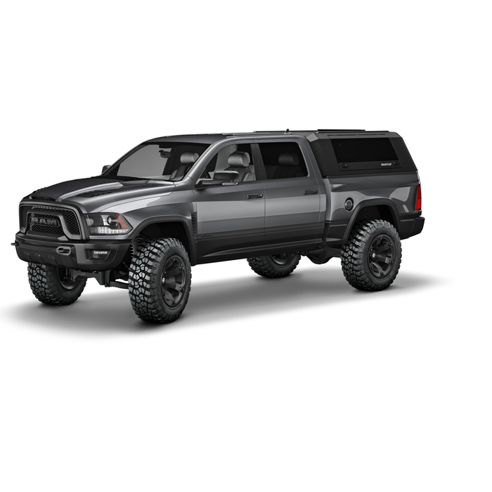SmartCap Matte Black Truck Bed Cap EVO Sport Series w/ Horizontal Locks Model EV1004-MB