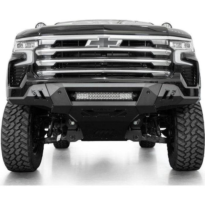 Addictive Desert Designs Chevy Silverado 1500 Black Label Front Bumper Model F140300010103