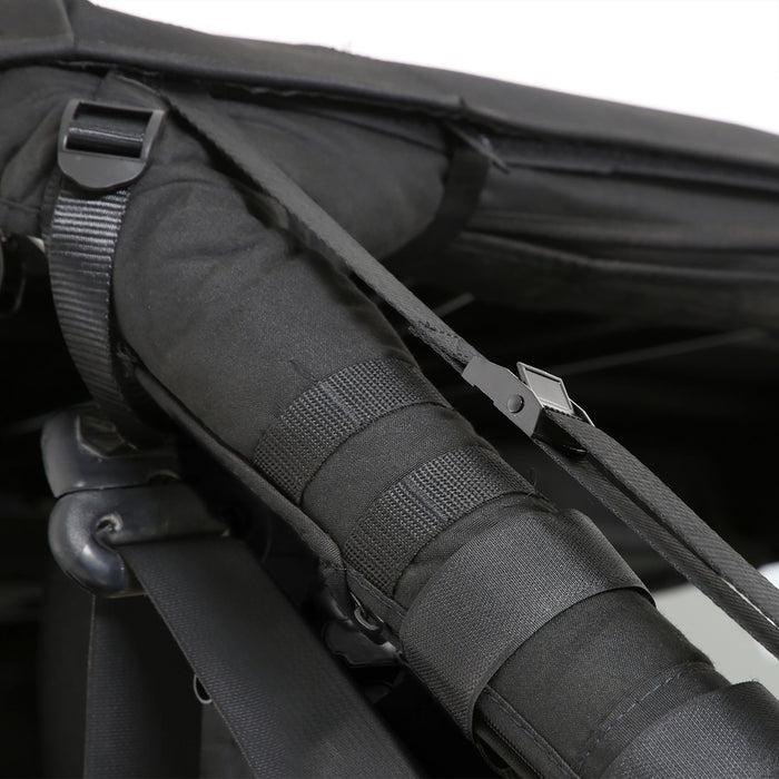 Smittybilt Bowless Combo Top Kit w/ Tinted Windows - Black Diamond (07-18 JK) Model 9073135K