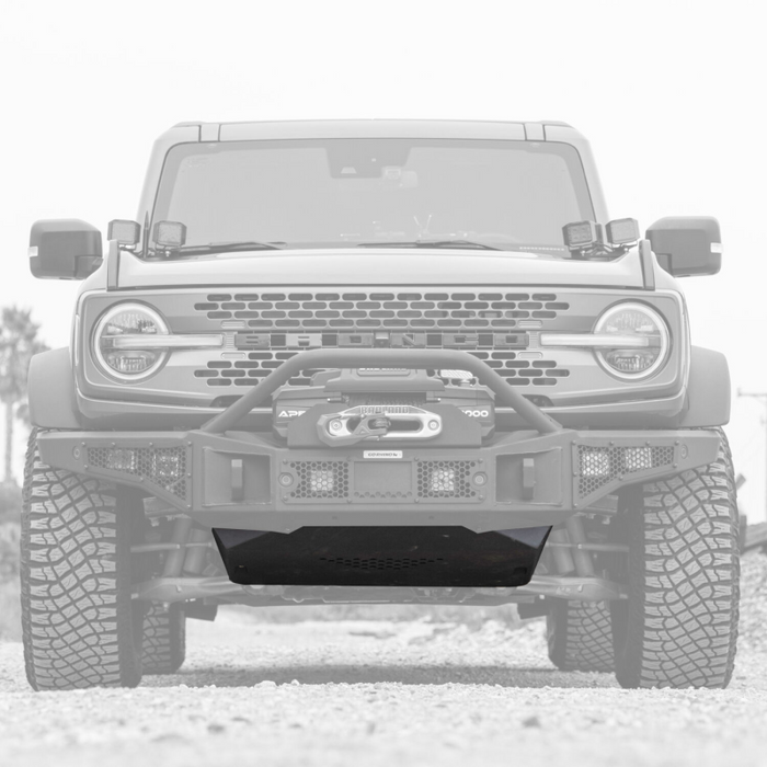 Go Rhino Rockline Front Bumper Lower Skid Plate For Ford Bronco Model 332120T