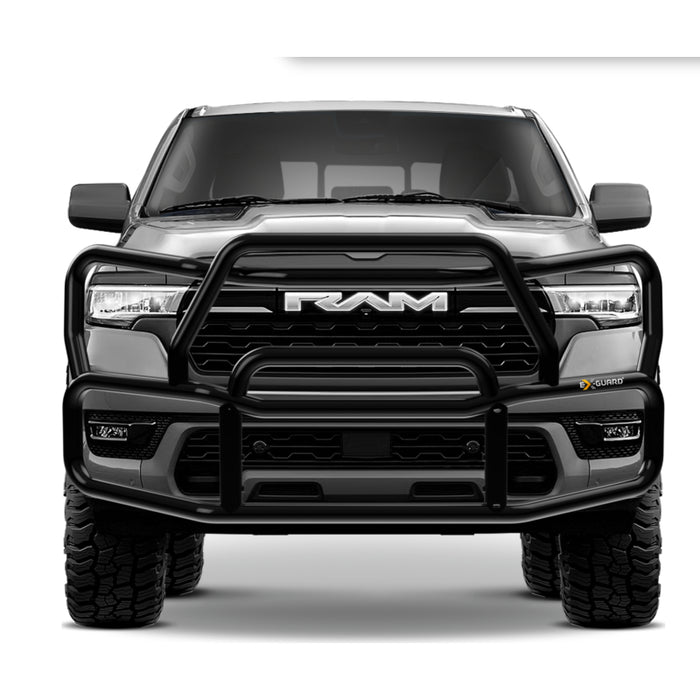 Ex-Guard Extreme-Duty Full-Height Coverage Black Grille Guard Kit w/ Mounting Bracket Model HX-50BG3-RM1519-KIT