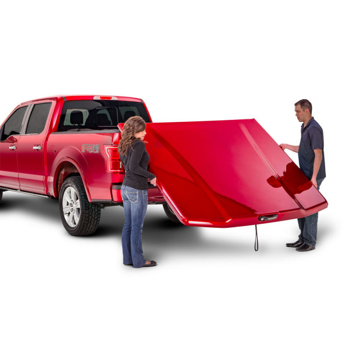 UnderCover Elite LX 22-24 Tundra 6'7" w/ Deck Rail System - Emotional Red 2 Metallic Model UC4168L-3U5