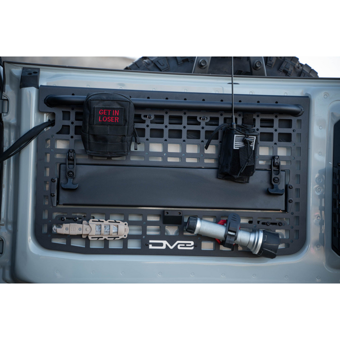 DV8 Offroad 2021-2025 Ford Bronco Tailgate Molle Panel Model MPBR-02