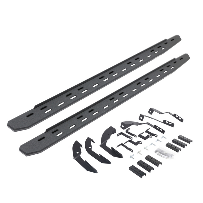 Go Rhino RB30 Slim Line Running Boards with Mounting Bracket Kit Model 69604280ST