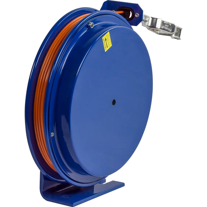 Coxreels SD Series Spring Driven Static Discharge Cable Reel 50 ft. Stainless Steel Cable 50A Clamp - Cable Included model SD-50-1