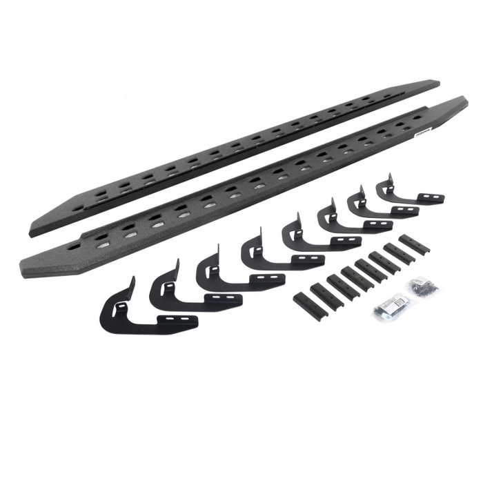 Go Rhino RB20 Slim Line Running Boards with Mounting Bracket Kit Model 69405880ST