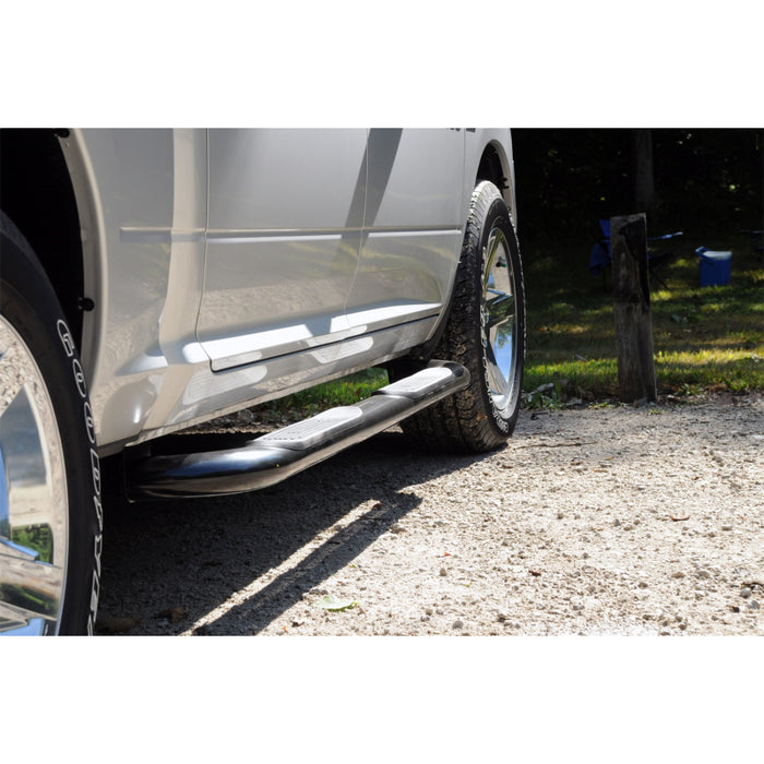 Dee Zee UltraBlack Steel Step Nerf Bars Universal 3 in. Round Cab Length Model DZ3700291