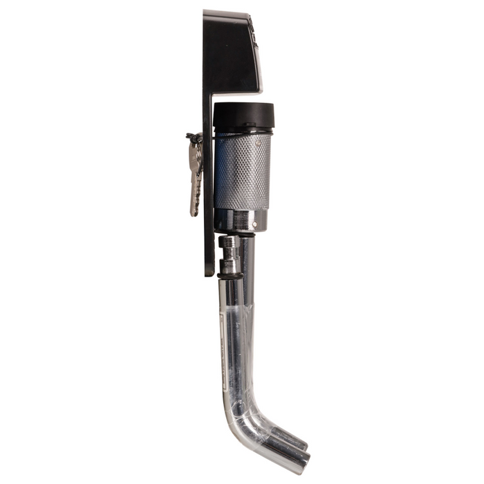 Draw-Tite Trailer Hitch Lock - 1-1/4 in. & 2 in. Square Receivers, 1/2 in. & 5/8 in. Pin Diameter, Dogbone Style Model 63248