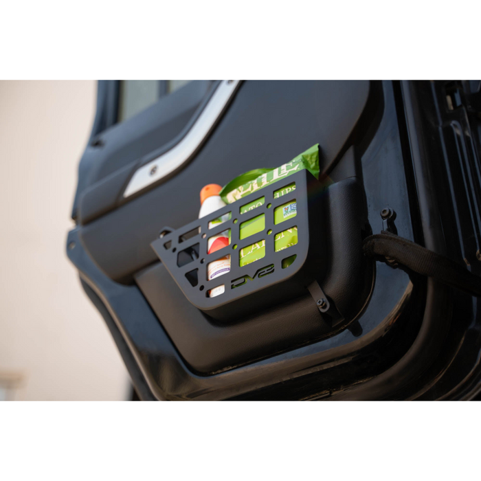 DV8 Offroad 2011-2018 Jeep Wrangler JKU 4-Door Slim Rear Door ONLY Molle Pockets Model MPJK-08