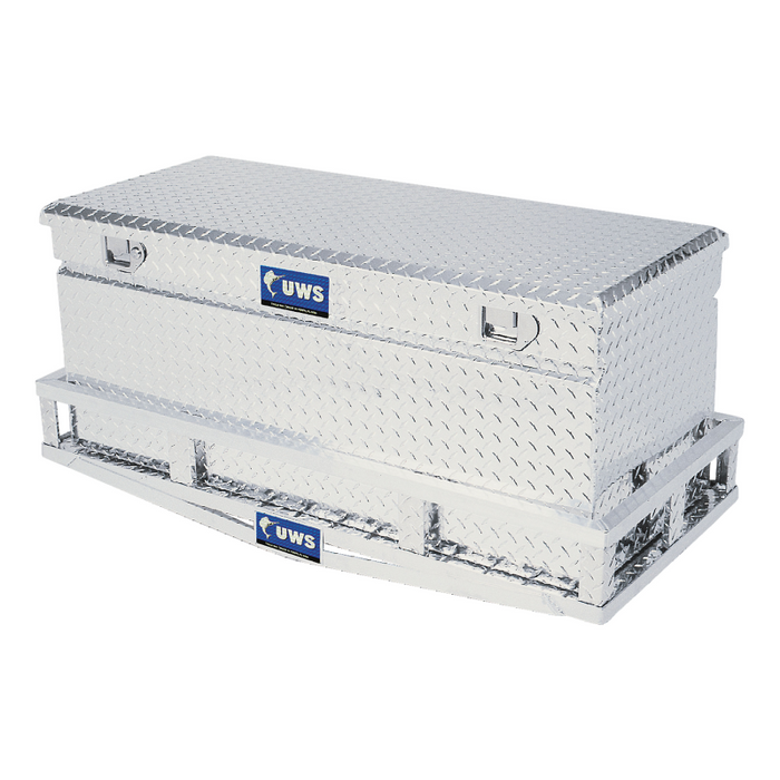 UWS Bright Aluminum 48" Cargo Carrier Utility Chest Box Model TBC-48-DD