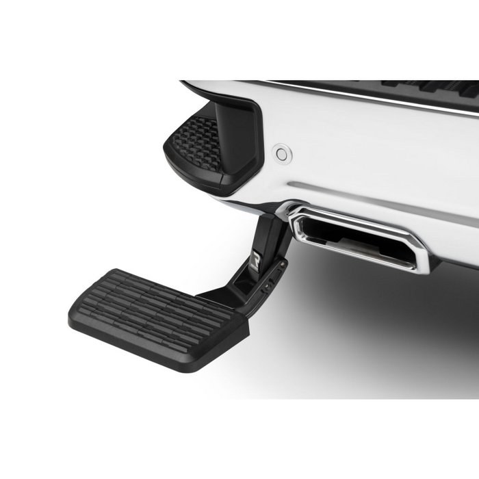 AMP Research Bedstep Flip Down Bumper Bed Step Model 75323-01A