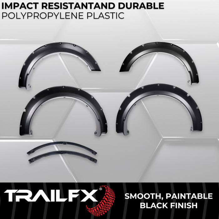 TrailFX Fender Flare Pocket Style Flare Smooth Set Of 4 Model TFF3011S