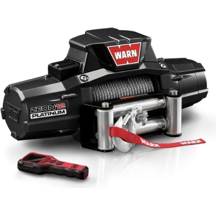 Warn ZEON 12 Platinum Winch, Pull Capacity 12,000 lb, 80 Feet Of Steel Rope Model 92820