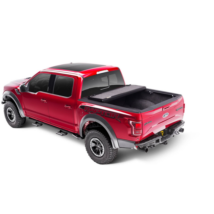 UnderCover Fusion Hard Folding 2021-2025 Ford F-150 5' 7" Bed - Paint Code M7 Carbonized Gray Model AR22029L-M7