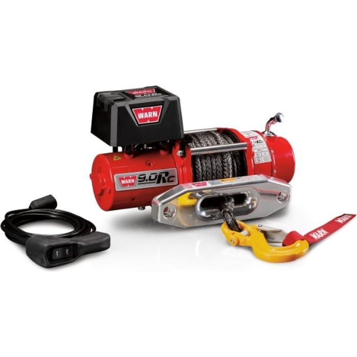 Warn 9.0Rc Winch, Pull Capacity 9,000 lb, 50 Feet Synthetic Rope Model 71550