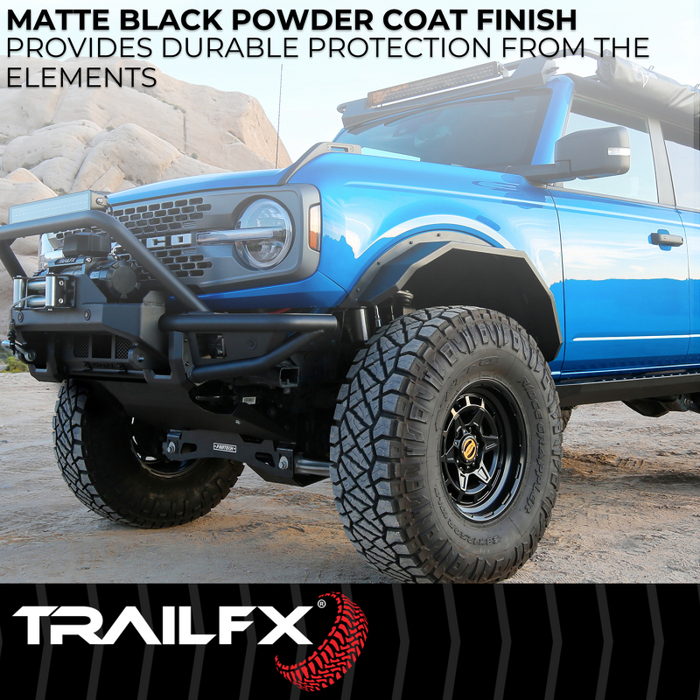 TrailFX Front Angle Tube Fender Flare Model BR007T