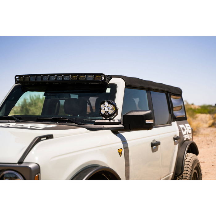 DV8 Offroad 2021-2026 Ford Bronco A-Pillar Pod Light Mounts Model LBBR-02