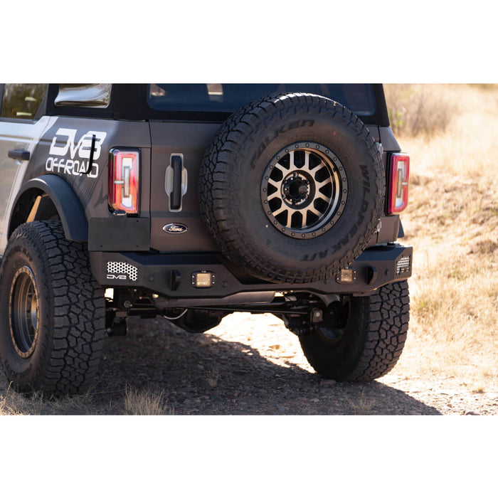 DV8 Offroad 2021-2025 Ford Bronco Mto Series Rear Bumper Model RBBR-01