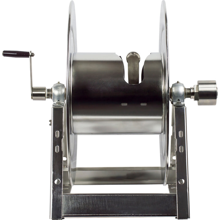 Coxreels 1175-SS Series Stainless Steel Hand Crank Hose Reel 1 in. x 100 ft. 3000 PSI - No Hose Model 1175-6-100-SS