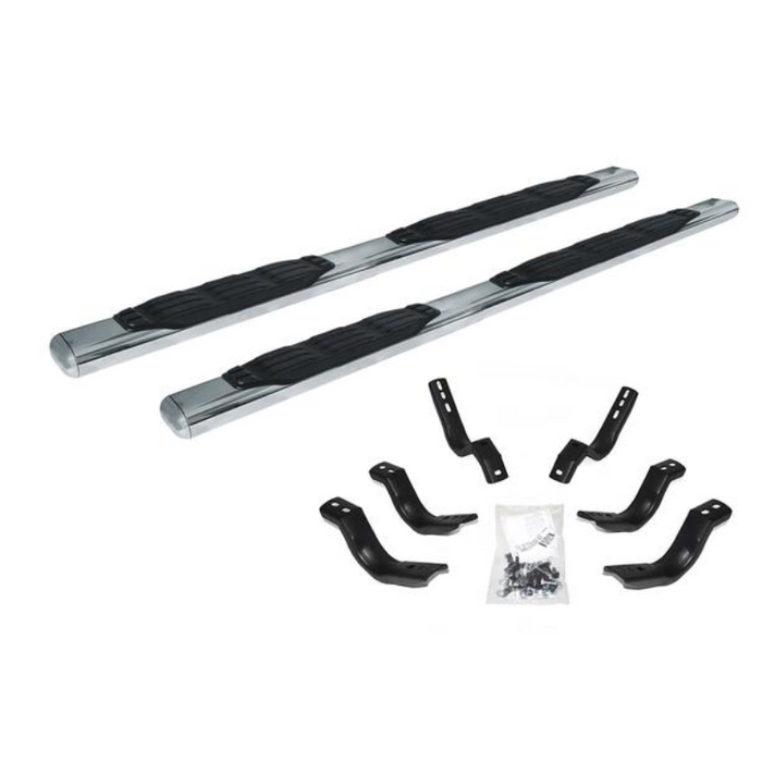 Go Rhino 5" 1000 Series Step Nerf Bars with Mounting Brackets Kit Model 105442987PS