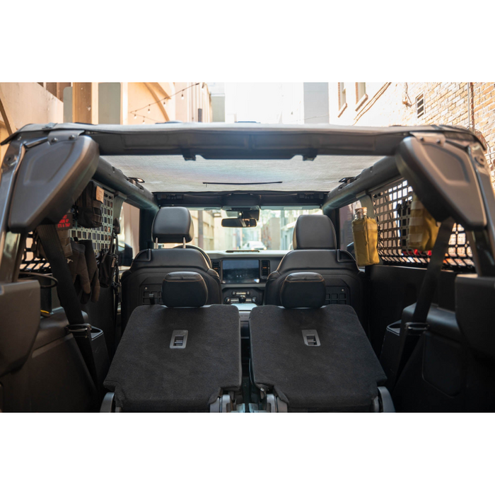 DV8 Offroad 2021-2025 Ford Bronco Rear Window Molle Panels Model MPBR-12