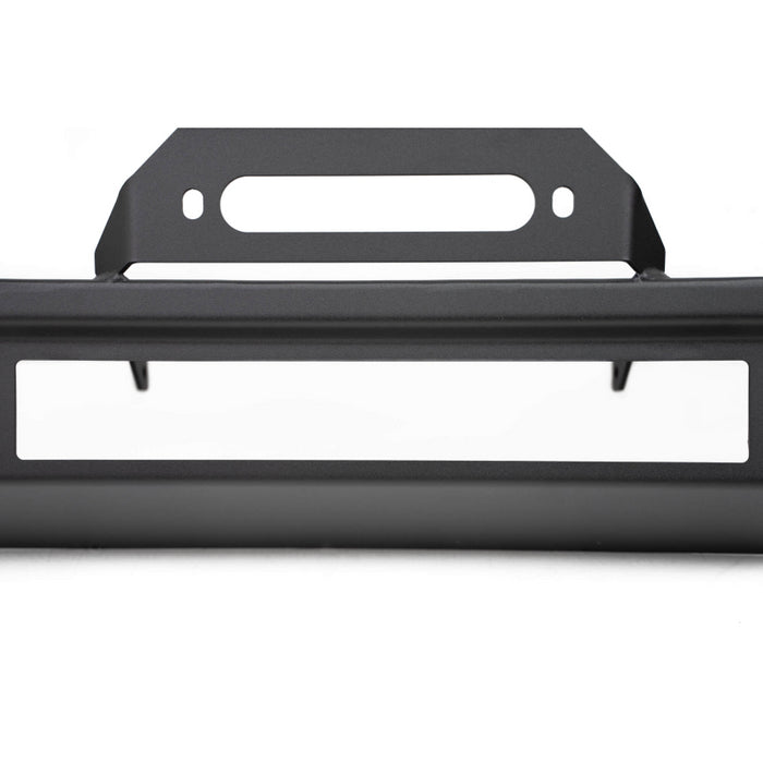 DV8 Offroad 2007-2025 Jeep GladiatorJT Wrangler JK JKU JL JLU Fs-7 Mid-Width Winch Front Bumper Model FBJL-07
