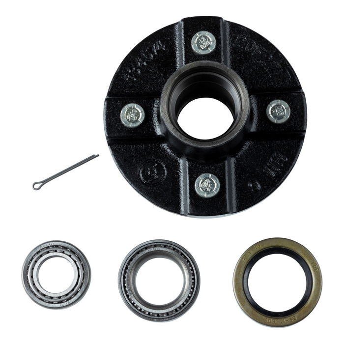 CURT Idler Hub, 4 on 4.0" - 2,200 lbs. (with Bearing Cone Kit) Model 814206