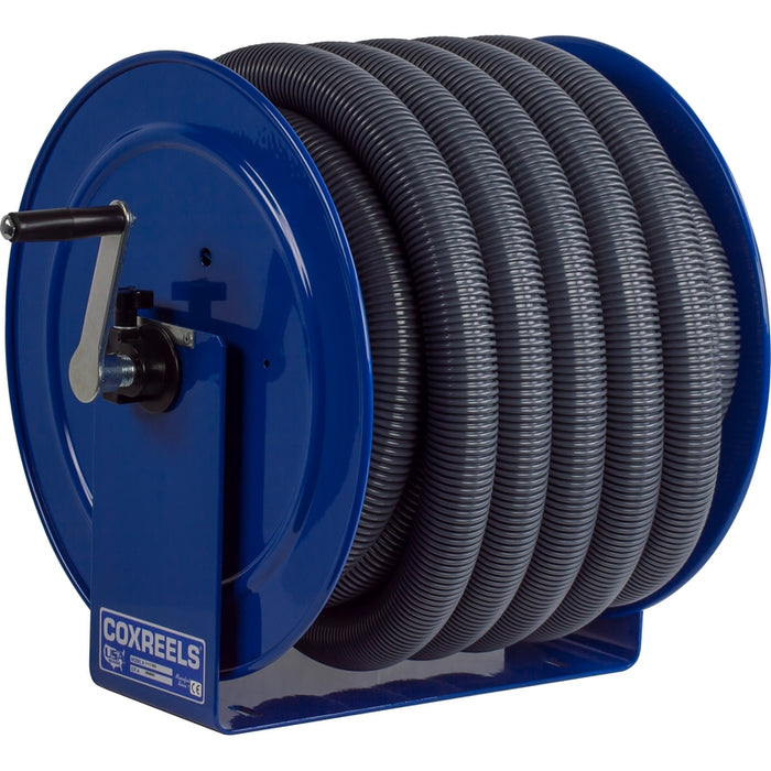 Coxreels V100 Series Vacuum Only Direct Crank Rewind 1-1/2/2 in. x 50 ft. - No Hose Model V-117H-850