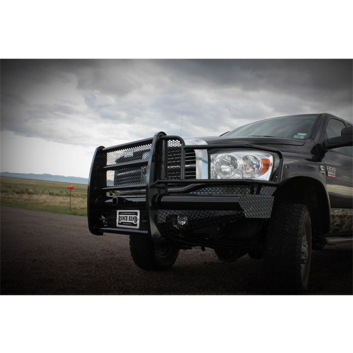 Ranch Hand Legend Series Front Bumper W/ Grille Guard Fits Select 06-09 Dodge/Ram 1500/2500/3500 Model FBD061BLR