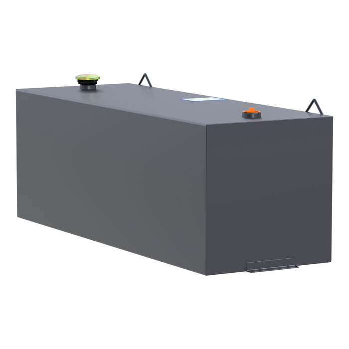 UWS Matte Black 100-Gallon Rectangle Steel Transfer Tank Model ST-100-RT-MB