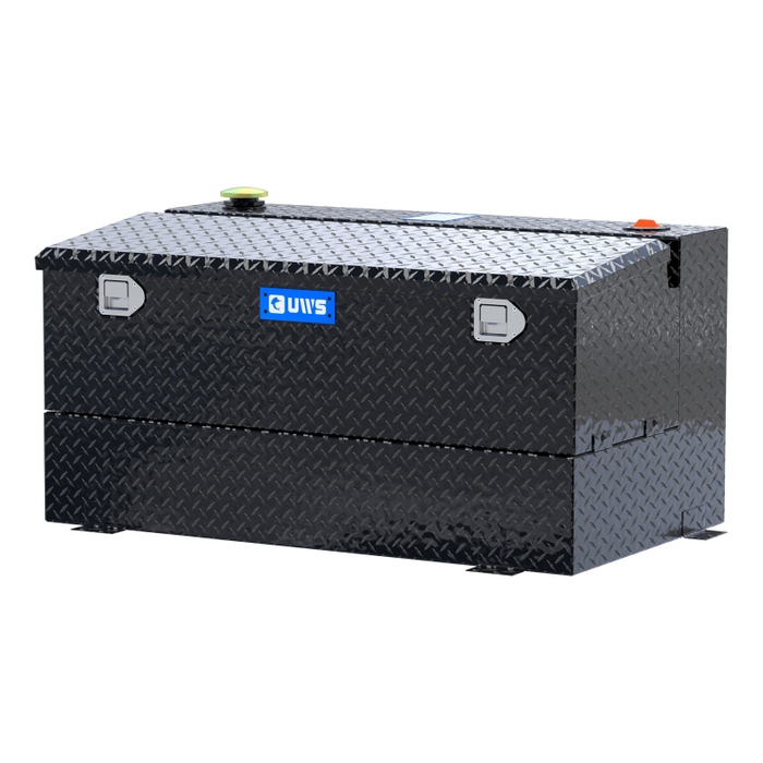 UWS Gloss Black 75-Gallon Combo Aluminum Transfer Tank Model TT-75-COMBO-BLK