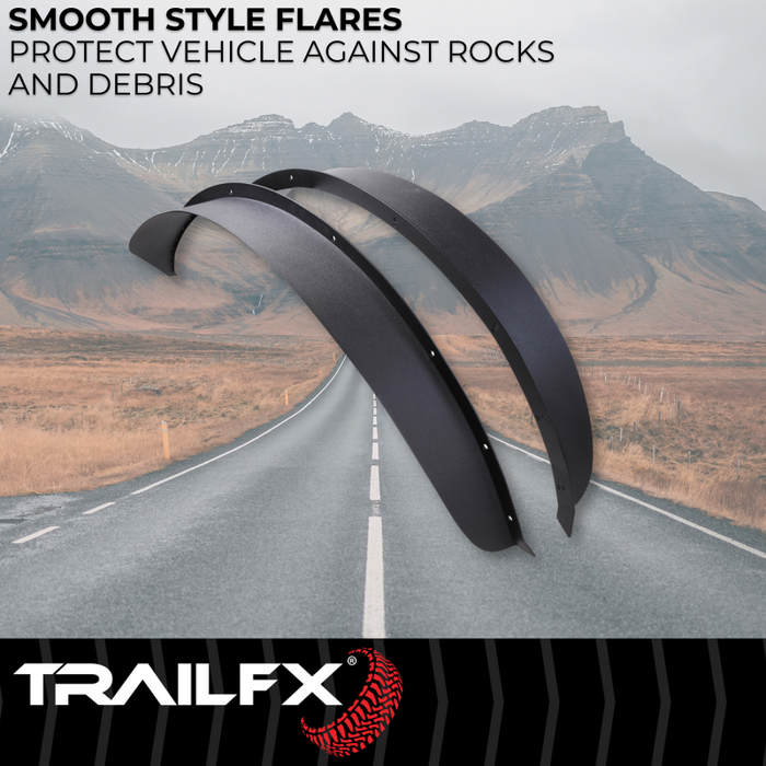 TrailFX Rear Flat Fender Flare Model BR006T