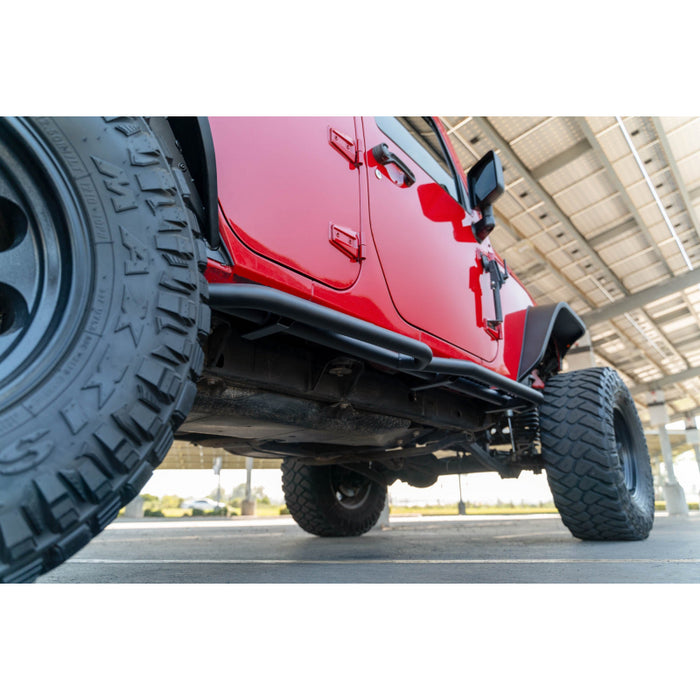 DV8 Offroad 4-Door OE Plus Running Boards Model SRJK-08