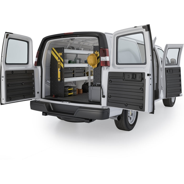 Ranger Design Mobile Service & Plumbing Van Shelving Package for Chevrolet Express 135" Wheelbase Model GSR-16