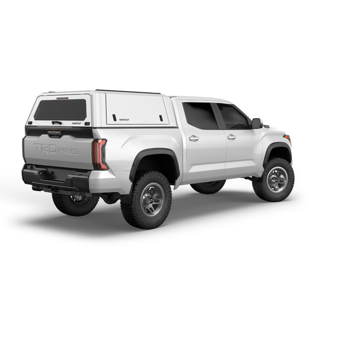 SmartCap OEM White Truck Bed Cap EVOc Commercial Series w/ Horizontal Locks Model EC1310-WH