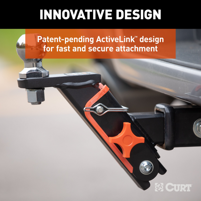 CURT ActiveLink Ball Mount, 2" Ball, 3,500 lbs. GTW Model 18416