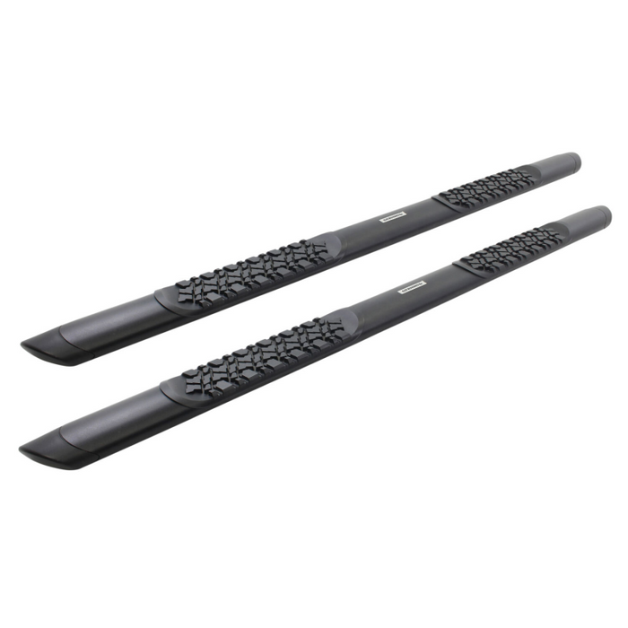 Go Rhino V-Series V3 Aluminum Step Nerf Bars and Mounting Brackets Kit Textured Black Model V3423580T