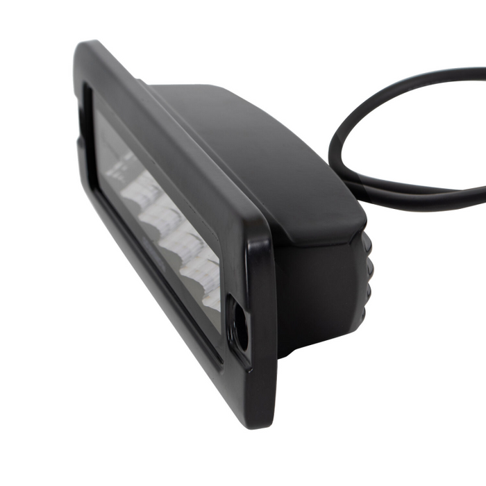 Go Rhino Blackout Series SIXLINE 6-LED Spot Lights with Flush Mount Model 750300621SBF