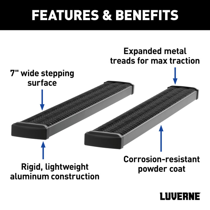 Luverne Grip Step 102" W2W Boards for Select Ford Lightning Model 415102-401536